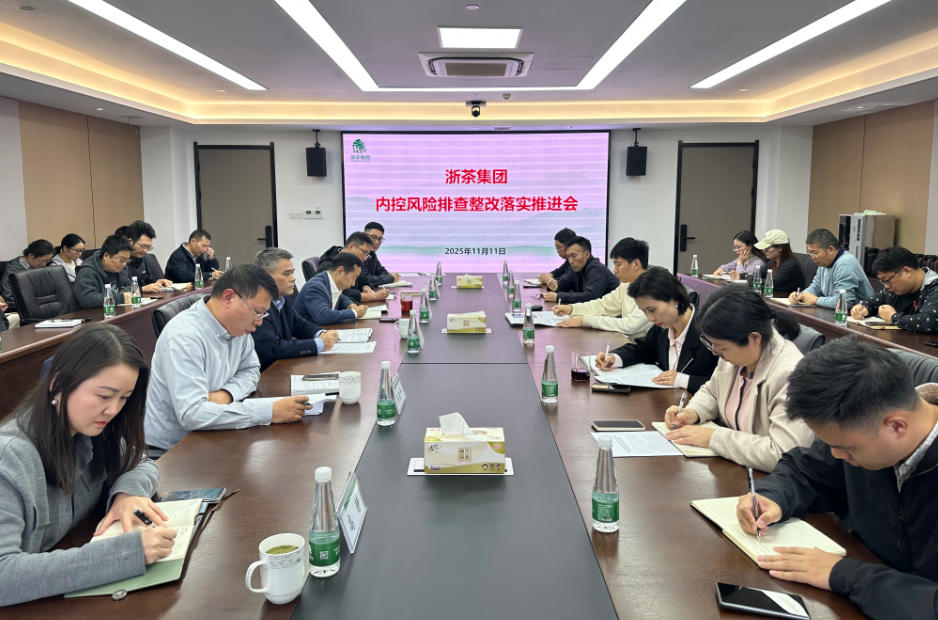 浙茶集团召开内控风险排查整改落实推进会
