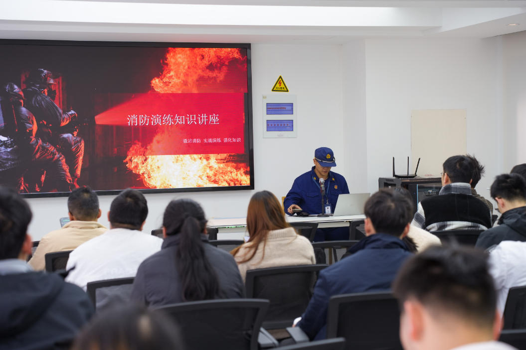 浙江狮峰茶业公司开展消防安全演练